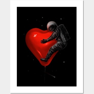 Space Love Posters and Art